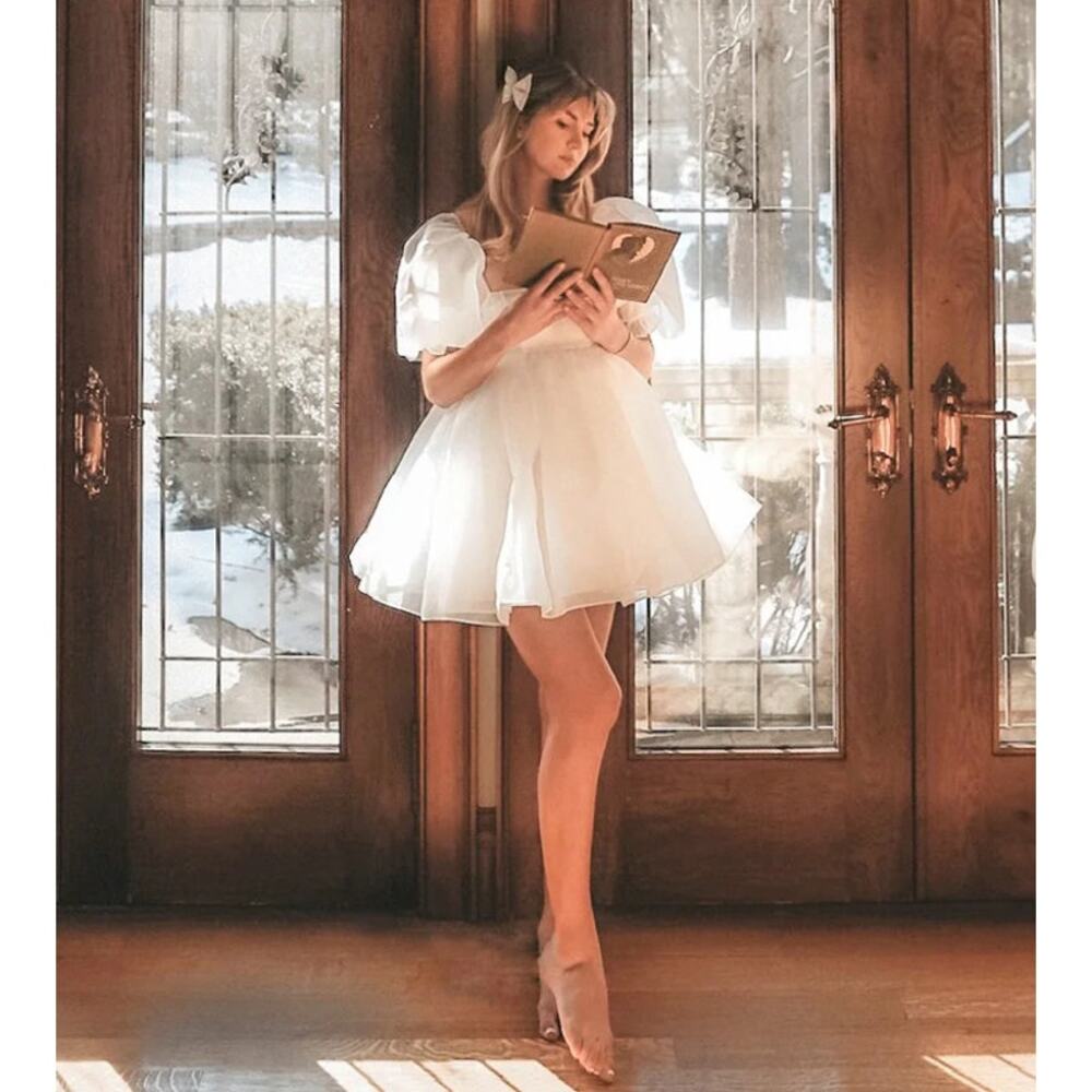 Selkie White Mini Dress